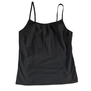 Tamara H. Black Satin Camisole Top – Size Small